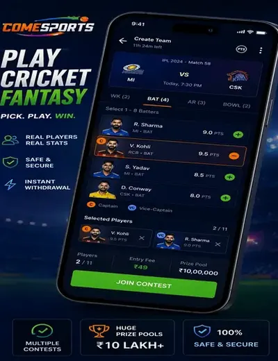Fastbet (fast bet apk) fantasy cricket & matchday visual 2